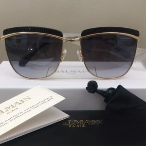 Balmain 56mm Clubmaster Sunglasses
